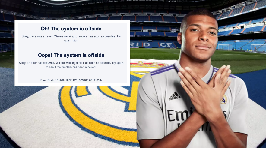 Transferimi i Mbappes ‘bllokon’ uebsajtin e Real Madridit, faqja zyrtare bie nga sistemi