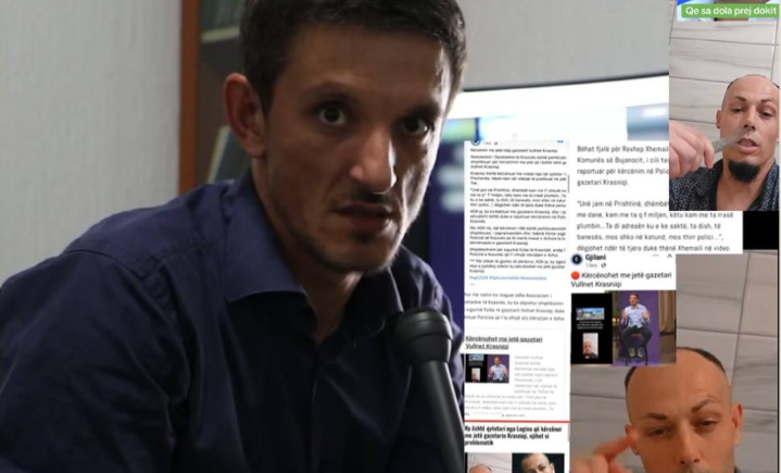 Vazhdojnë kërcënimet me jetë ndaj gazetarit Vullnet Krasniqi