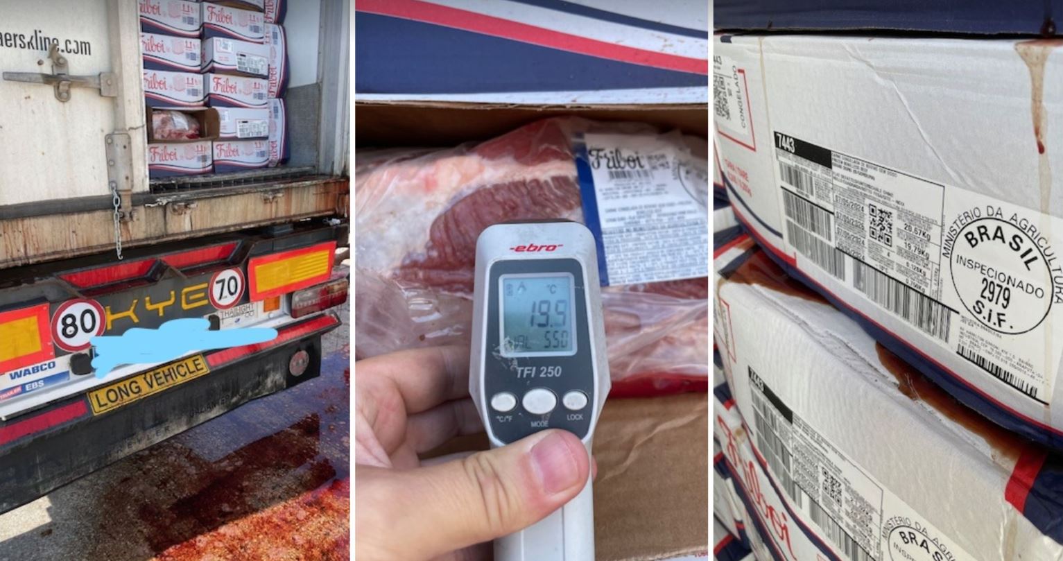 AUV gjen dhe refuzon një ngarkesë prej 26 ton mish të shkrirë nga Brazili