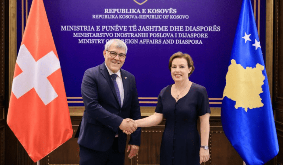 Gërvalla flet me presidentin e Këshillit Kombëtar të Zvicrës për rëndësinë e mërgatës kosovare atje