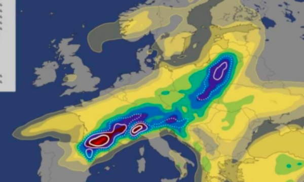Paralajmërohen stuhi intensive rreth fundjavës në Evropë
