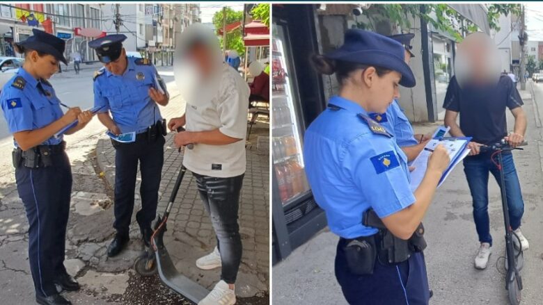 Policia ndalon drejtimin e trotinetit elektrik në rrugë publike për personat nën moshën 16-vjeçare