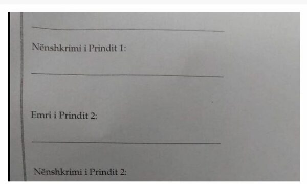 Shkolla “Elena Gjika” del me sqarim për përdorimin e termeve “prindi 1 dhe prindi 2”