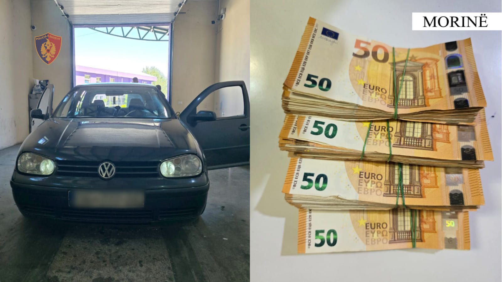 36-vjeçari nga Kosova tentoi t’i fus në Shqipëri 18 mijë euro të padeklaruara, kapet nga Policia