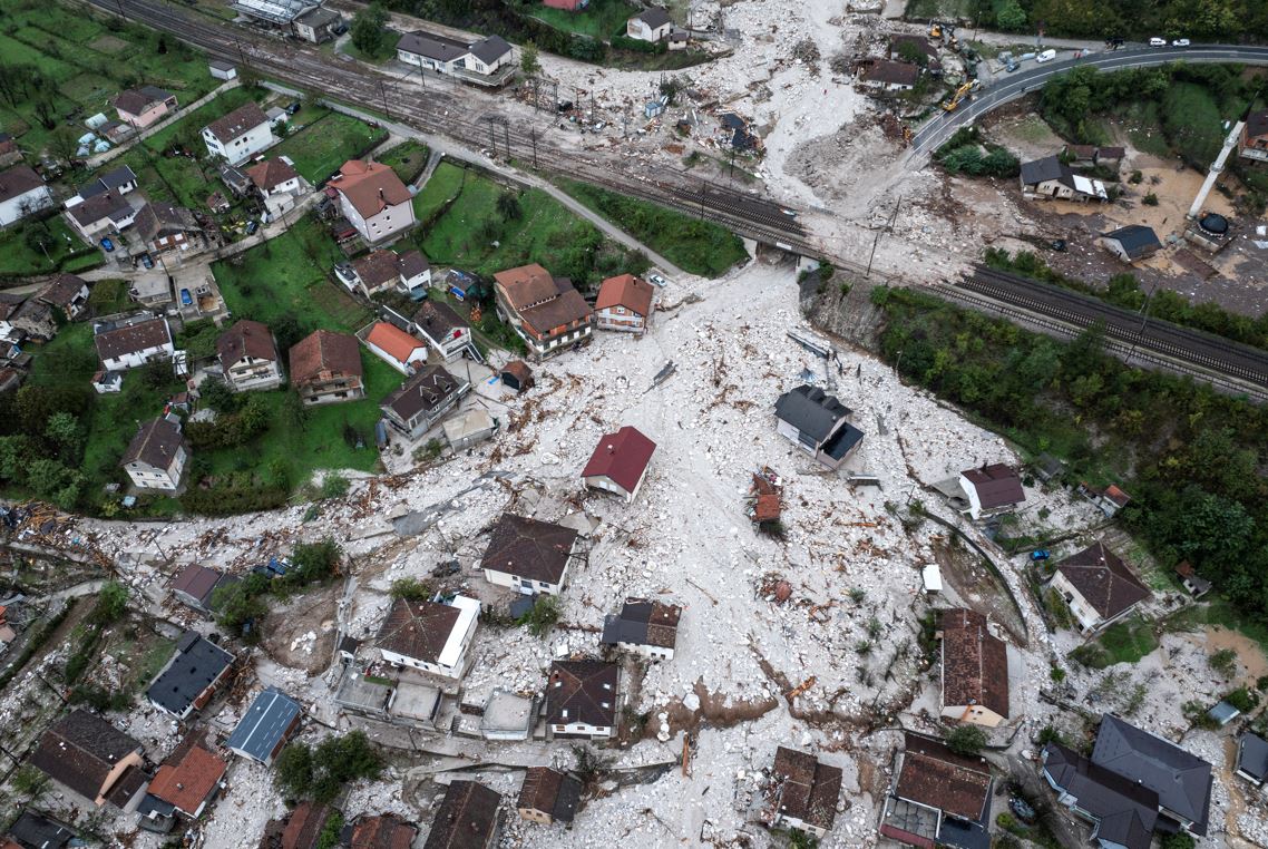 Në Jabllanicë të Bosnjës shpallen tre ditë zie për viktimat e vërshimeve