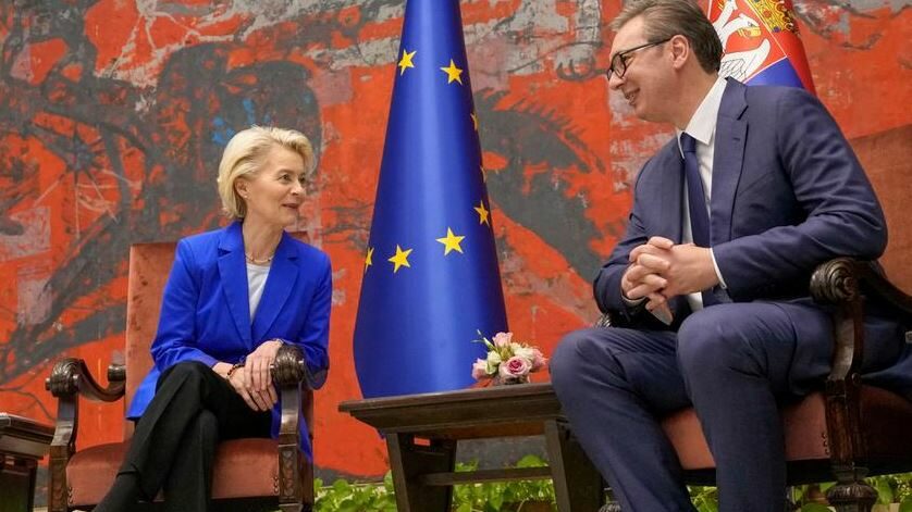 Vuçiq pas takimit me Von der Leyen: Biseduam edhe për Kosovën