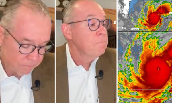 Meteorologu amerikan shpërthen në lot teksa raporton për fuqinë e uraganit “Milton”