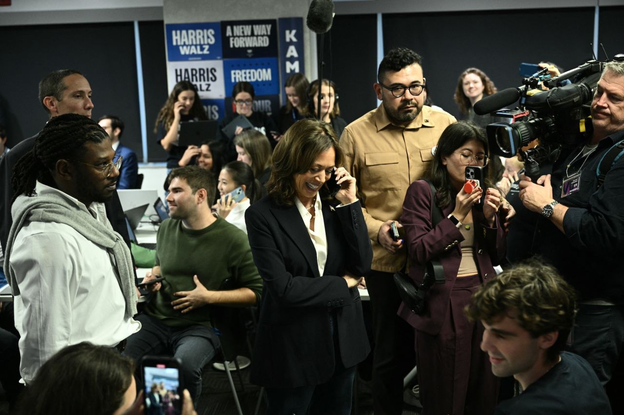 Kamala Harris flet me mbështetësit në Uashington