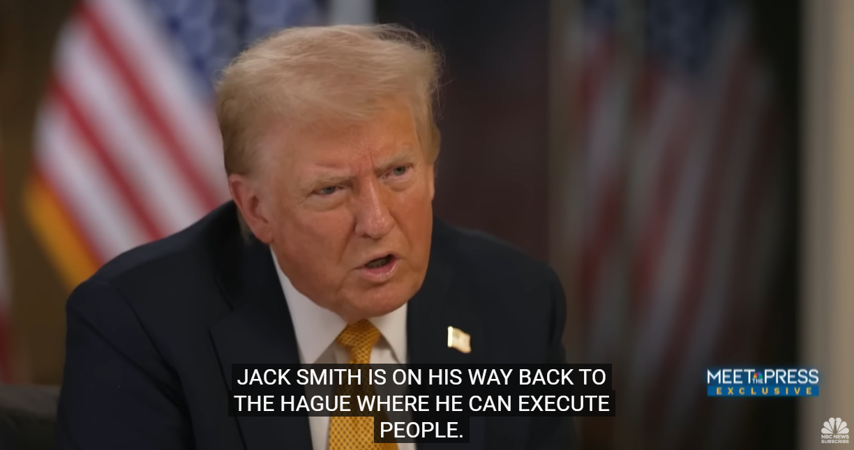 Trump: Jack Smith po kthehet në Hagë, ai është i rrezikshëm mund të ekzekutojë njerëz