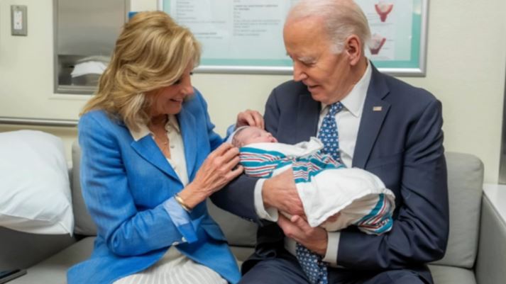 Joe Biden bëhet për herë të parë stërgjysh