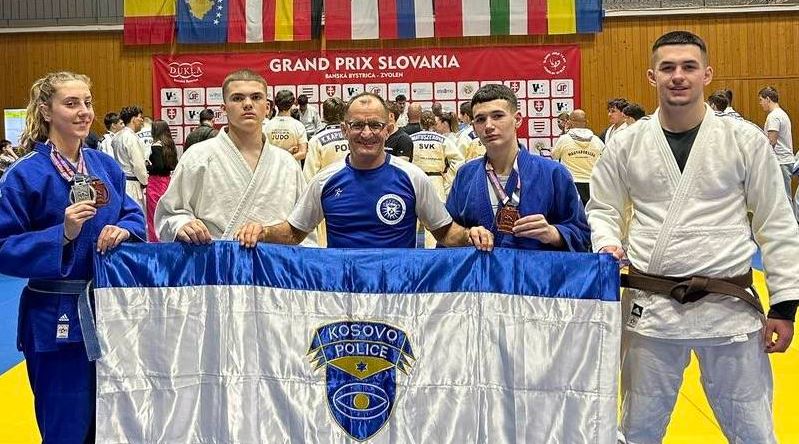 Ekipi i xhudos “Policia e Kosovës” fiton tri medalje në Grand Prix Slovakia