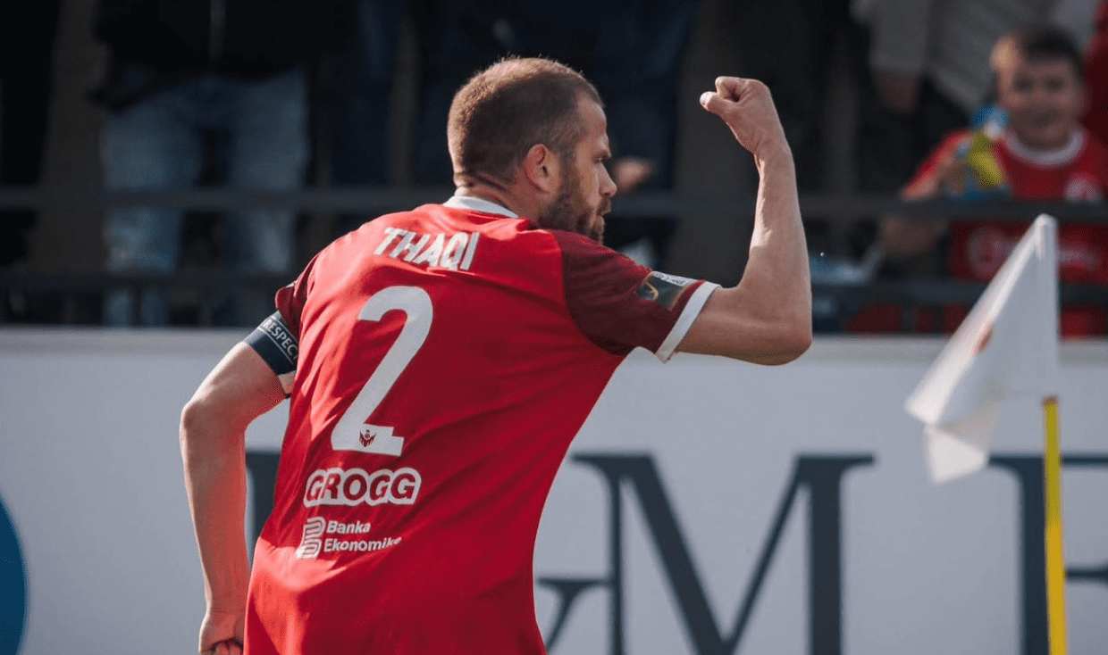 Armend Thaqi bëhet hero për Gjilanin, i nxjerrë një pikë me gol në fund të ndeshjes me Dukagjinin