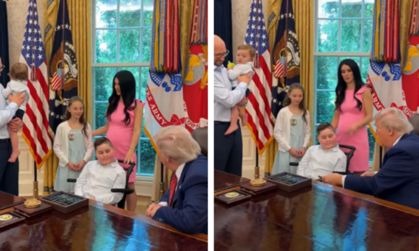 Presidenti Trump pret një familje shqiptare në Shtëpinë e Bardhë