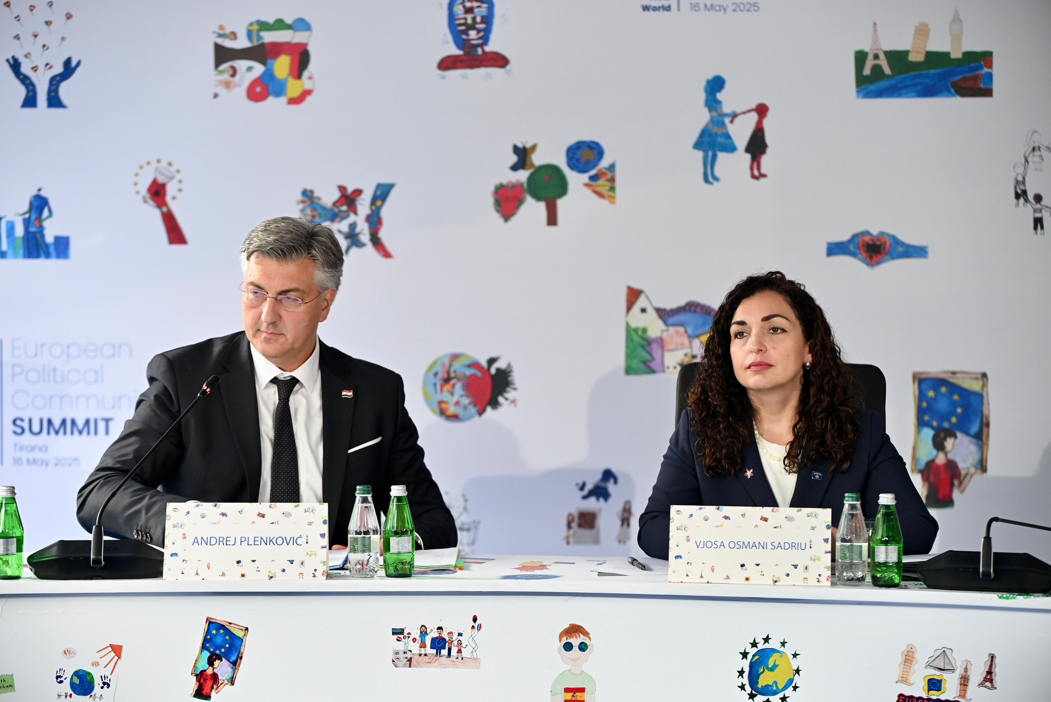Osmani dhe kryeministri i Kroacisë kryesojnë tryezën e liderëve me temën “Një Evropa e hapur me kufij të sigurt”