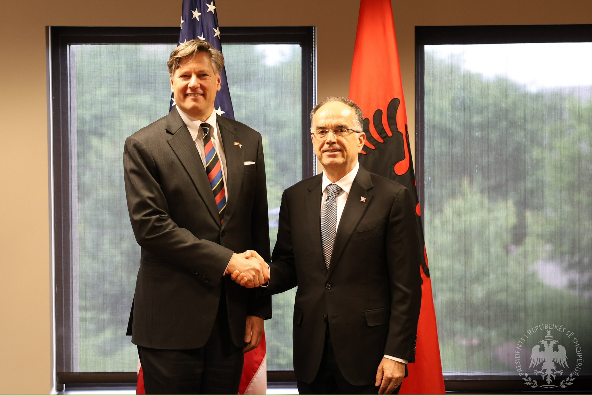 Presidenti Begaj takon zëvendëssekretarin amerikan në Dayton