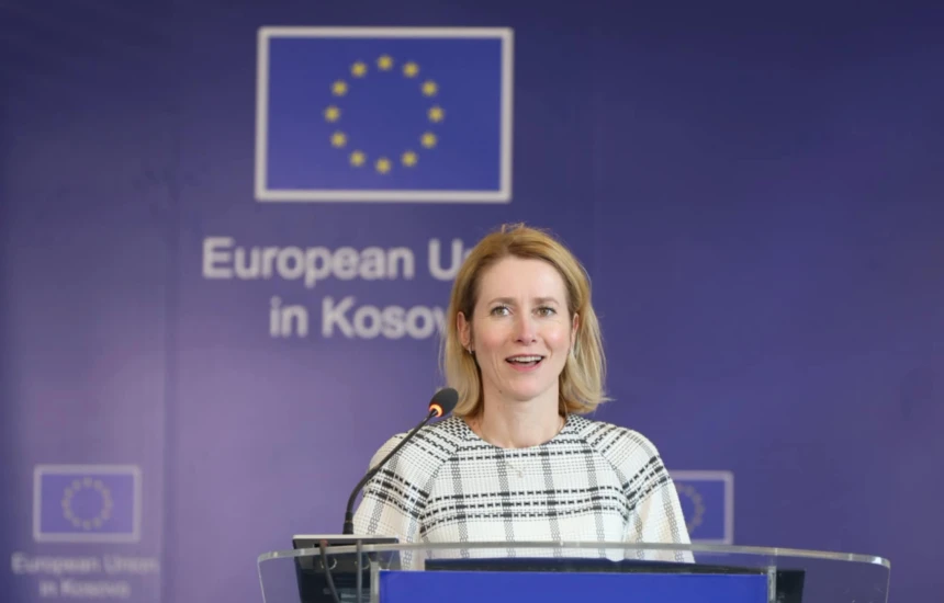 Kallas thotë se BE ka filluar heqjen e masave ndaj Kosovës