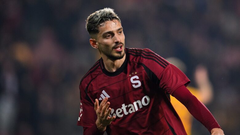 Albion Rrahmani shënon gol në derbin çek