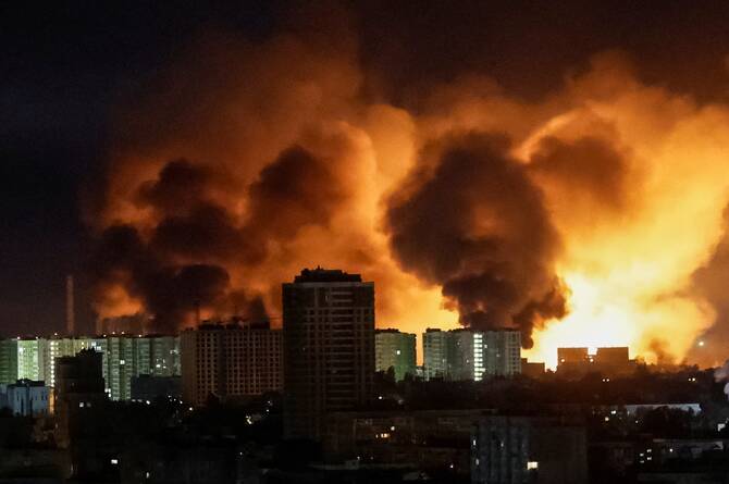 Kievi sulmohet me dronë dhe raketa ruse