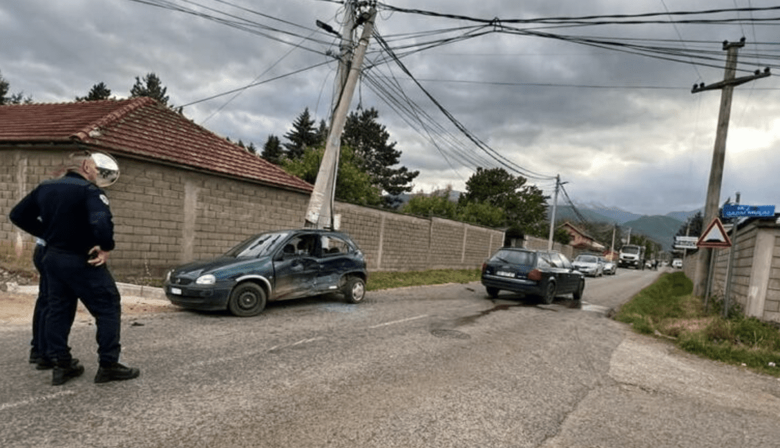 Katër të lënduar nga një aksident në Llukë të Epërme të Deçanit