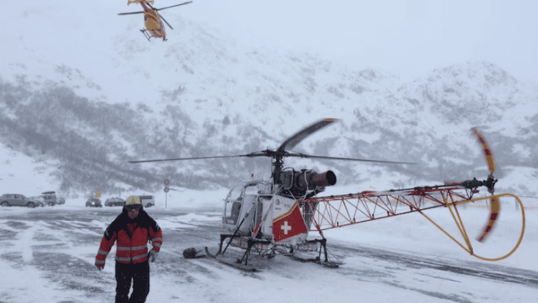 Ortek në Aplet zvicerane, helikopterët dhe qentë po kërkojnë për të mbijetuar
