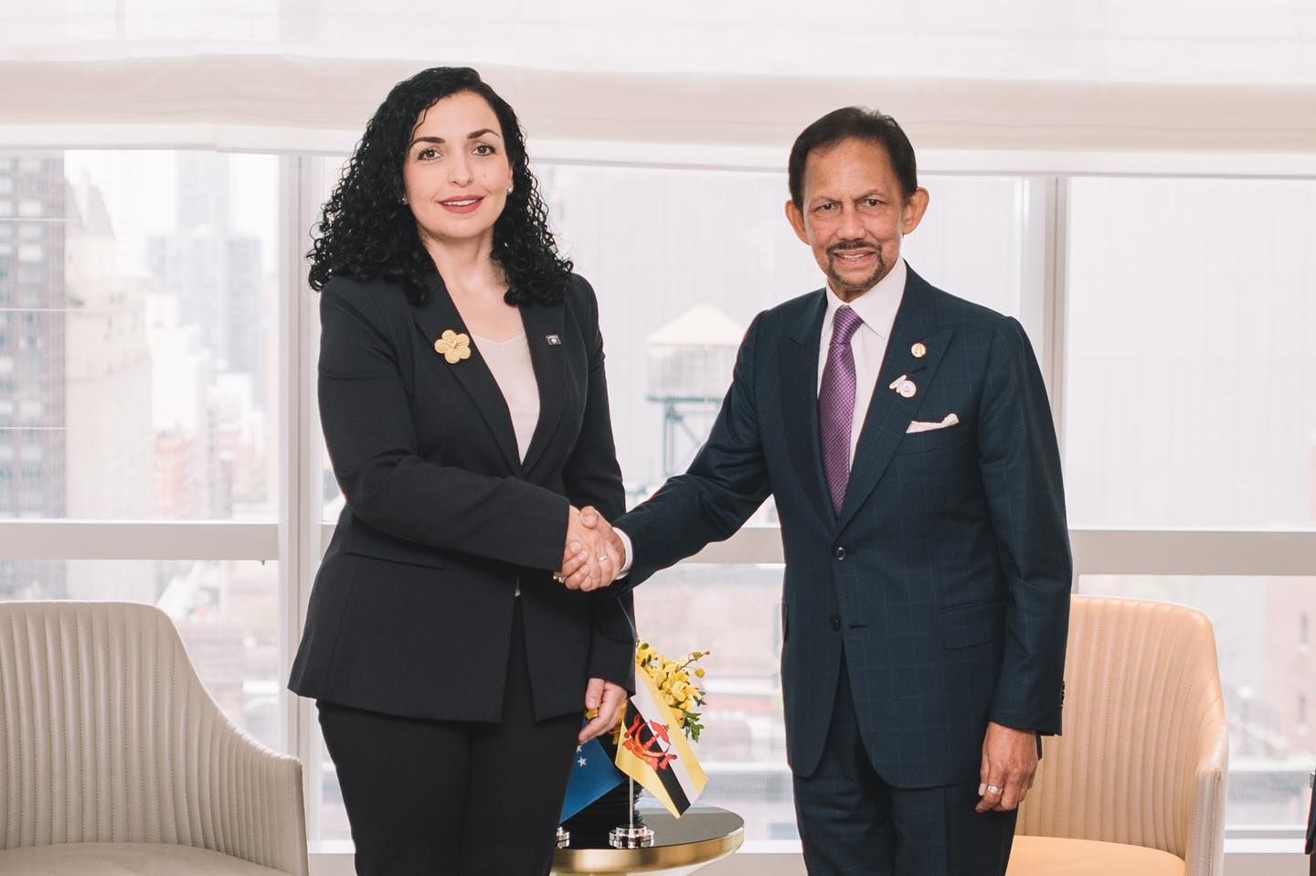 Presidentja Osmani udhëton për vizitë zyrtare në Brunei