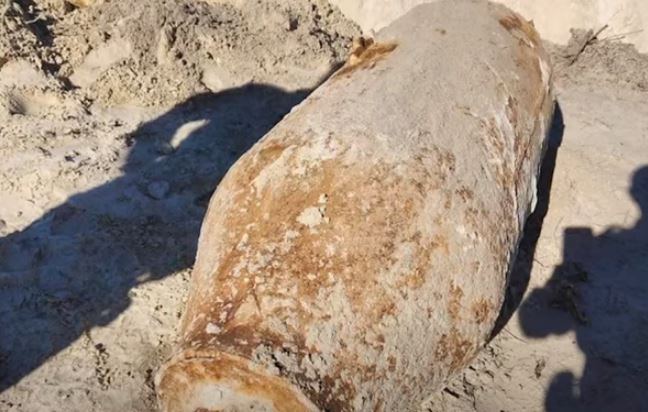 Bomba e gjetur në Kaçanik, e Luftës së Dytë Botërore, peshonte 250 kilogramë