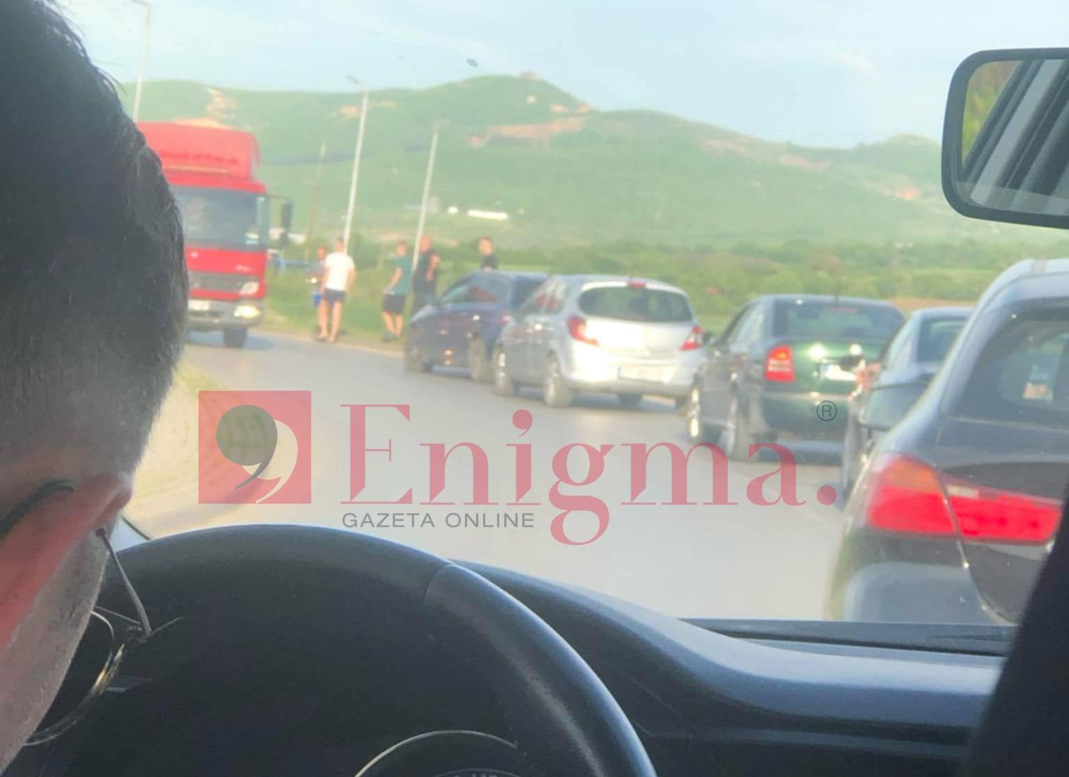Aksident në Graçanicë, shkaktohen kolona të gjata