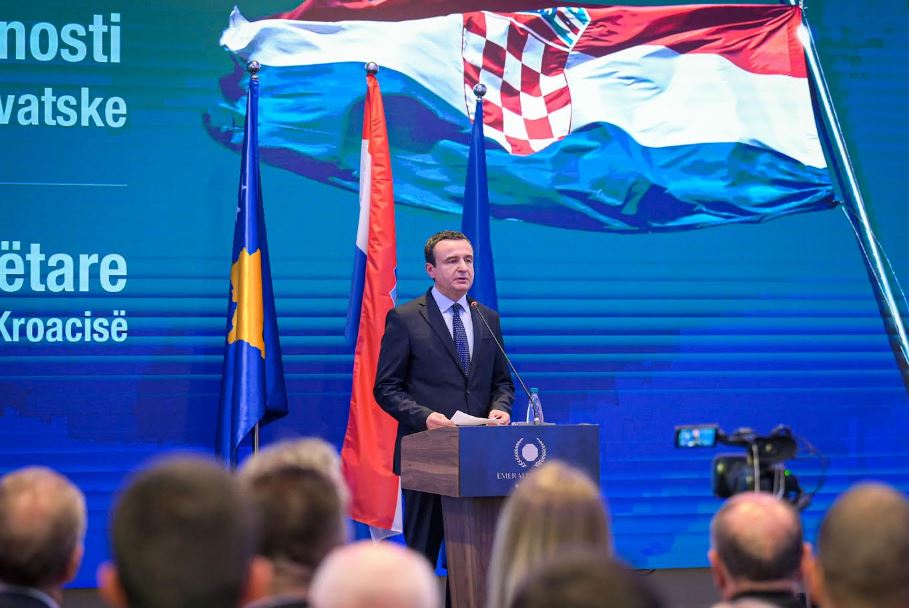 Kurti: Kosova dhe Kroacia ndajnë lidhje të thella, anëtarësimi i saj në BE e NATO shërben si frymëzim për ne