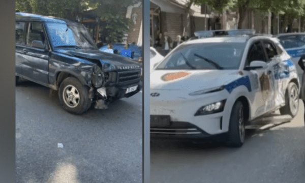 42-vjeçari terrorizon Tiranën, përplaset me makinat e policisë dhe lëndon dy efektivë