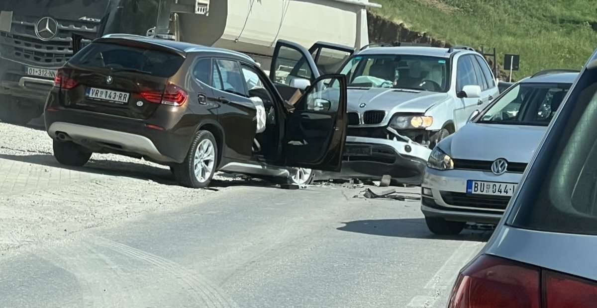 Aksident në hyrje të Gjilanit, ka të lënduar
