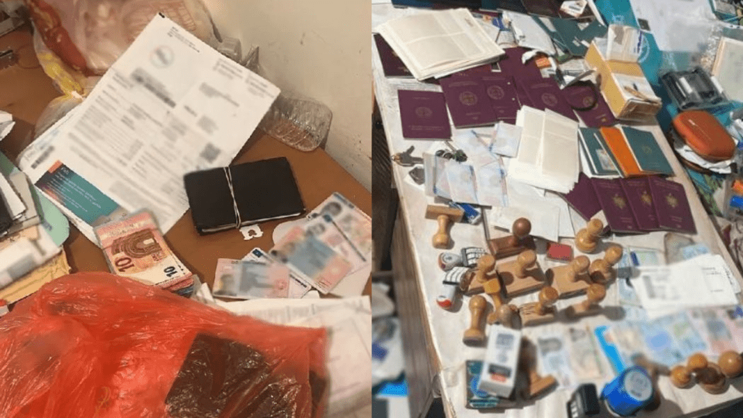 Zbulohen 4 laboratorë të falsifikimit të pasaportave shqiptare e greke, 23 të arrestuar
