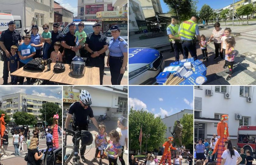 “Sot festojmë me Policinë”, në Gjilan shënohet 1 Qershori, Dita e Fëmijëve