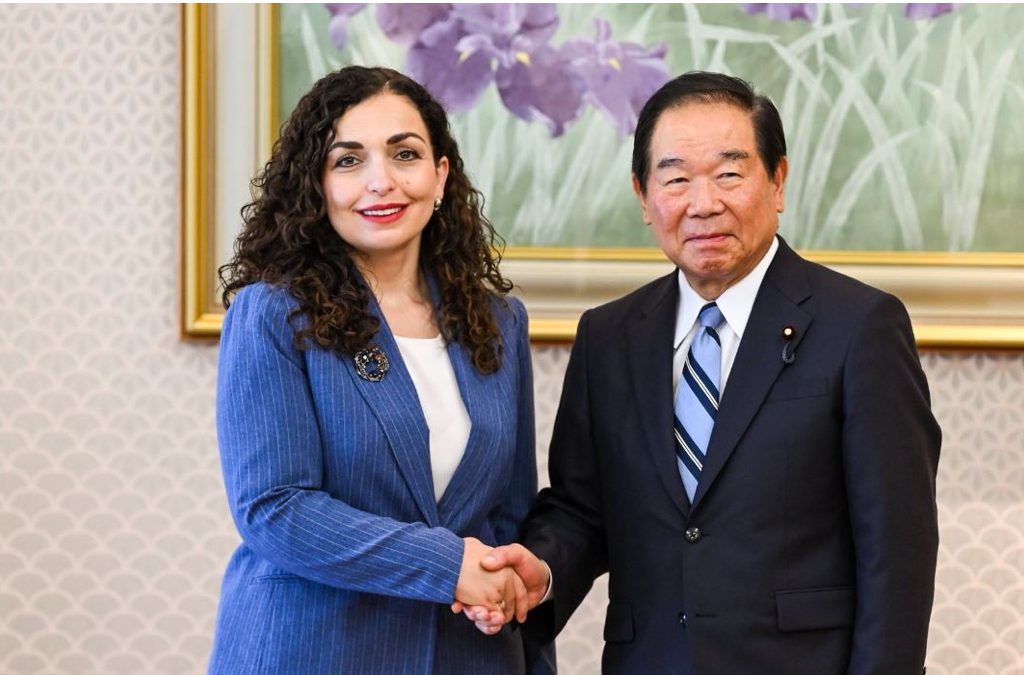 Presidentja Osmani takohet me kryeparlamentarin japonez