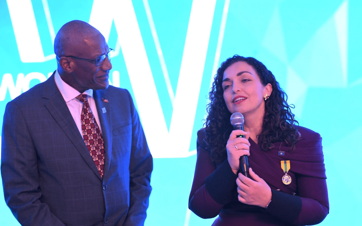 Osmani nderohet me Medaljen për Shërbim Besnik dhe Meritor ndaj Atdheut nga Guvernatori i Antigua dhe Barbuda