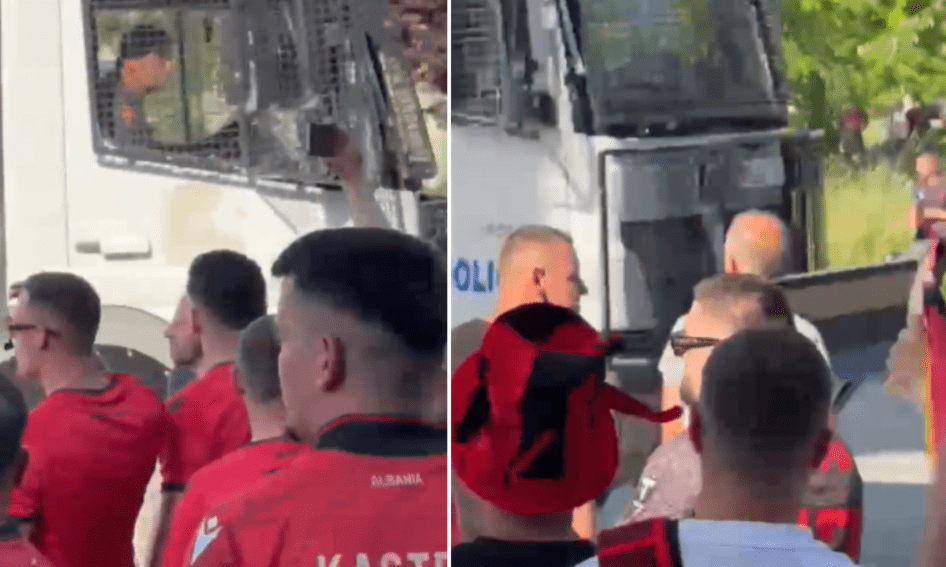 Siguri e lartë, afër stadiumit në “Air Albania” vendosen autoblindat