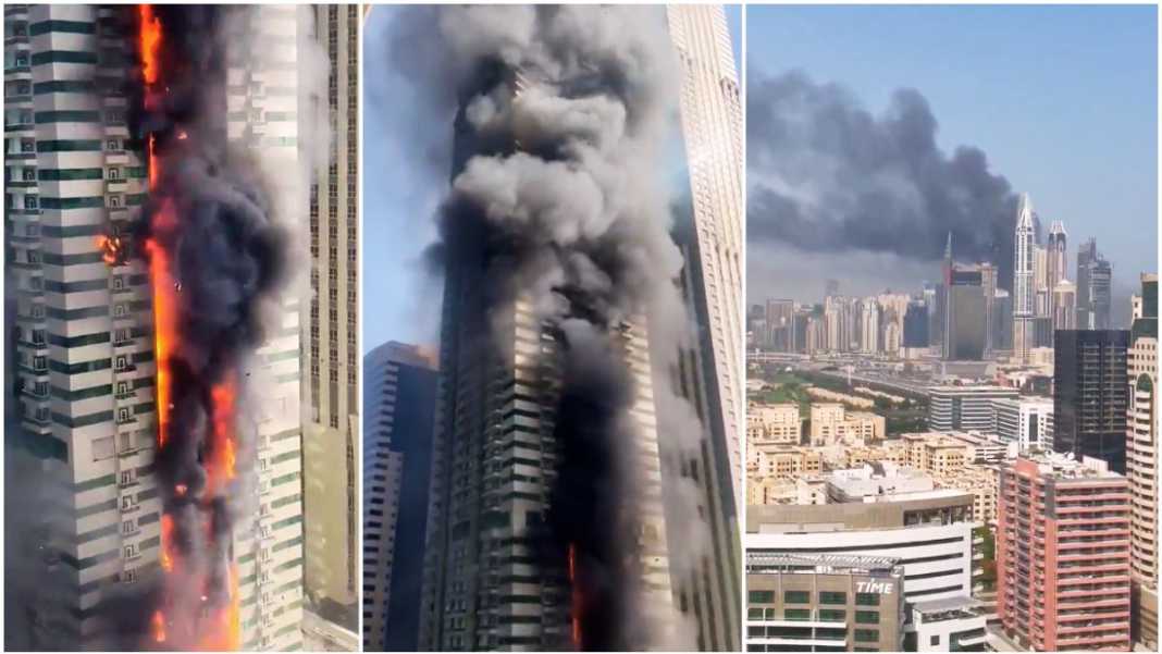 Zjarr në një nga kullat e Dubait, autoritetet evakuojnë banorët