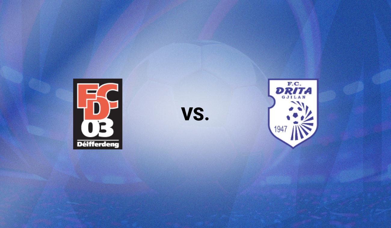 Publikohen formacionet zyrtare: FC Differdange – Drita