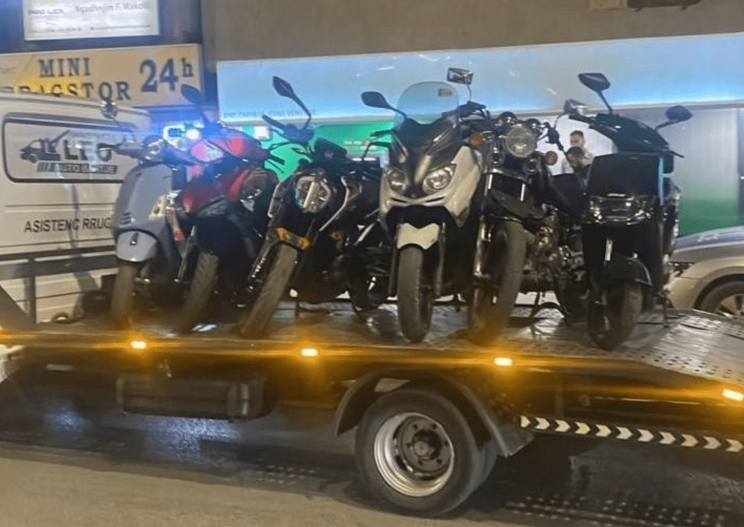 Për tetë ditë u sekuestruan 73 motoçikleta në Prishtinë