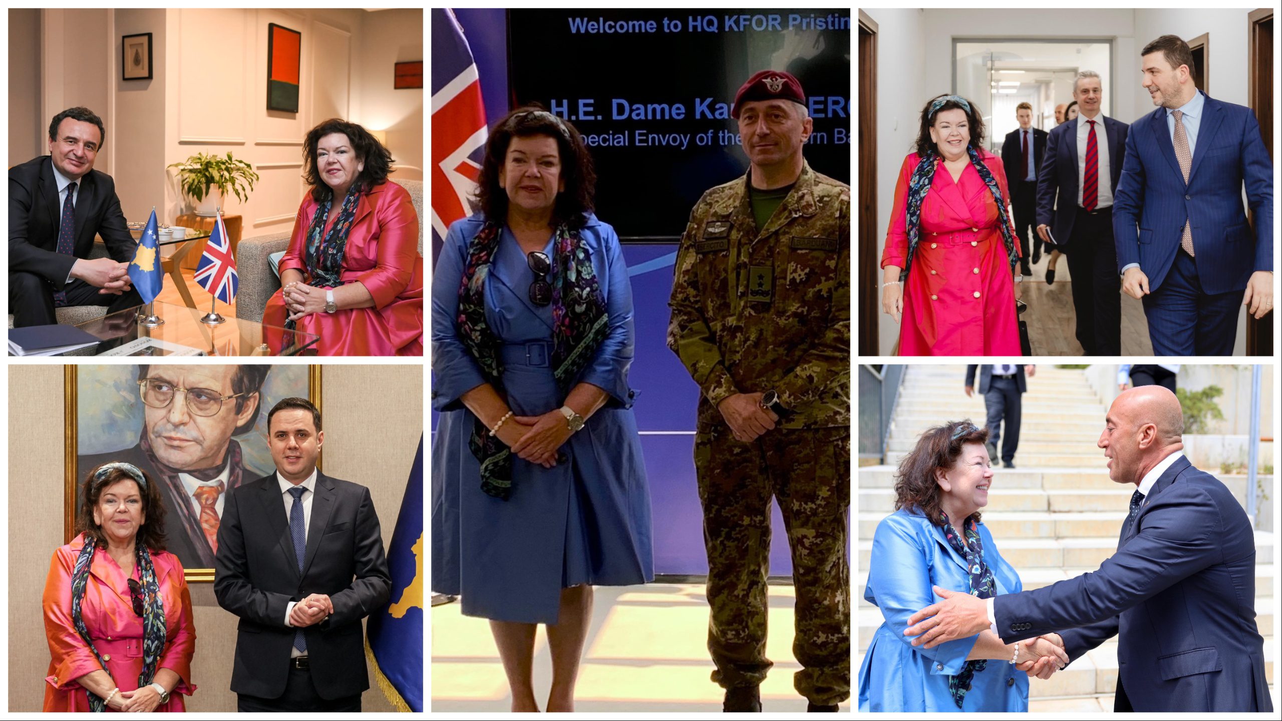 Ambasada britanike: Karen Pierce diskutoi në Kosovë për formimin urgjent të qeverisë