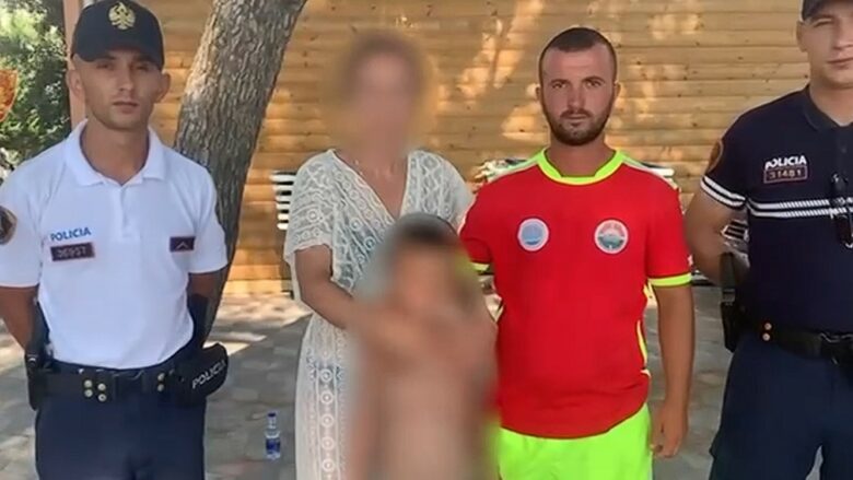 Gjendet 7-vjeçari nga Kosova që kishte humbur në plazhin e Shëngjinit