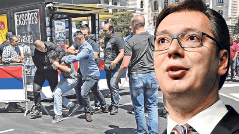Vuçiq fal dhunuesit e protestës në Novi Sad – reagime të ashpra dhe akuza për legjitimim të dhunës politike
