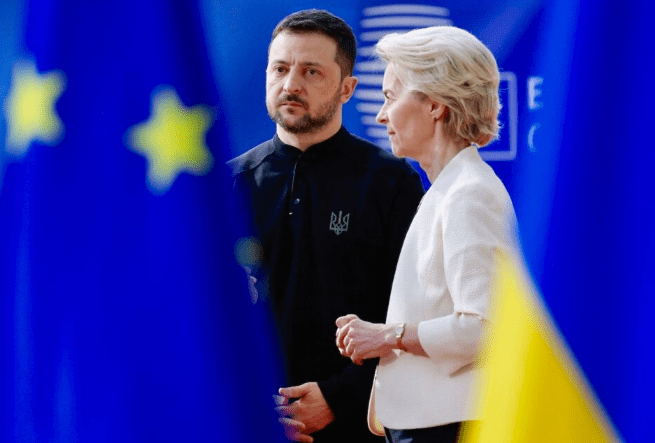 Zelensky në Bruksel – Takohet me Von der Leyen para udhëtimit për në SHBA