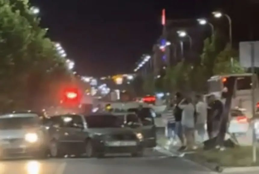 Aksident i rëndë trafiku në Gjilan, nëntë të lënduar