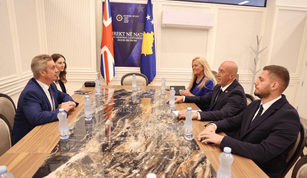 Haradinaj kërkon mbështetje nga Britania për anëtarësimin e Kosovës në NATO