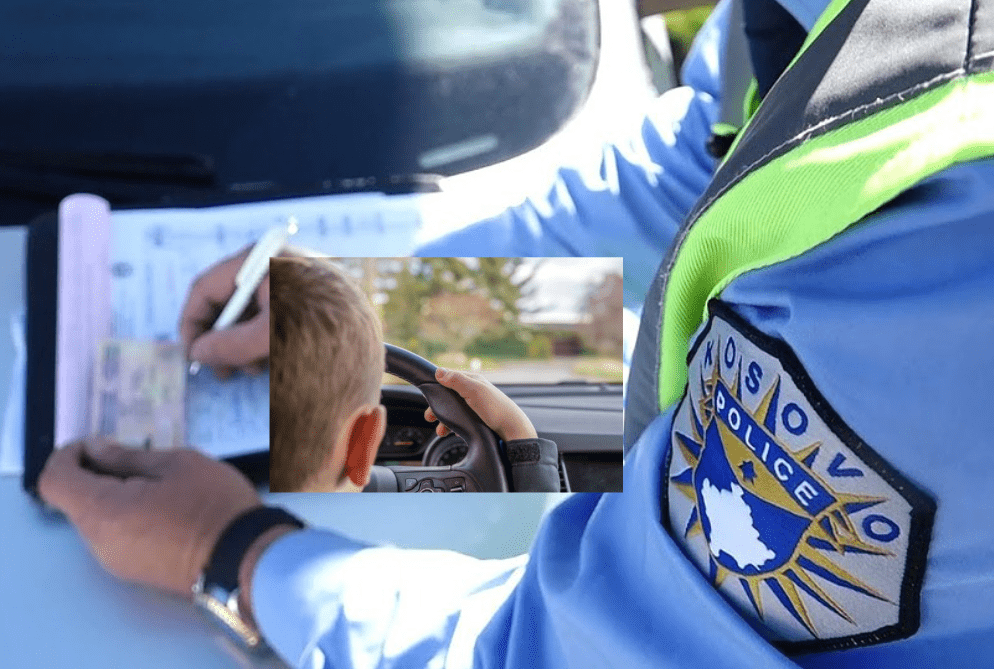 Një i mitur kapet duke vozitur automjetin pa leje në Obiliq, gjobitet prindi