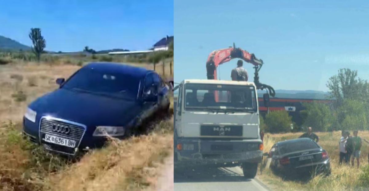 Vetaksident në Kaçanik, vetura përfundon jashtë rrugës