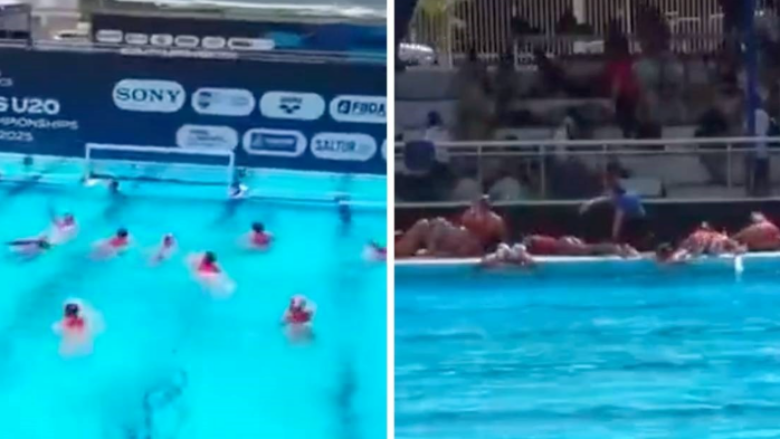 Të shtënat me armë në Kupën e Botës të Waterpolos për Femra U20 në Brazil, ndërpritet ndeshja