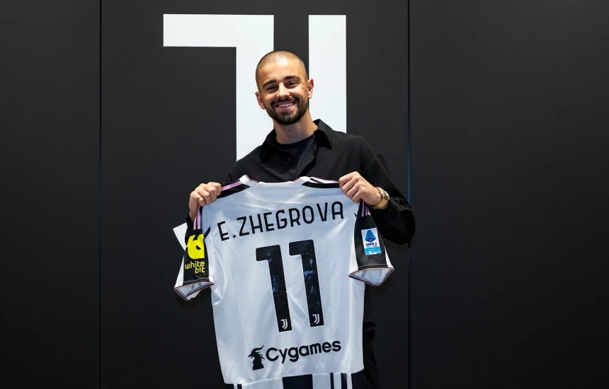 Këto ishin fjalët e para të Zhegrovës si lojtar i Juventusit