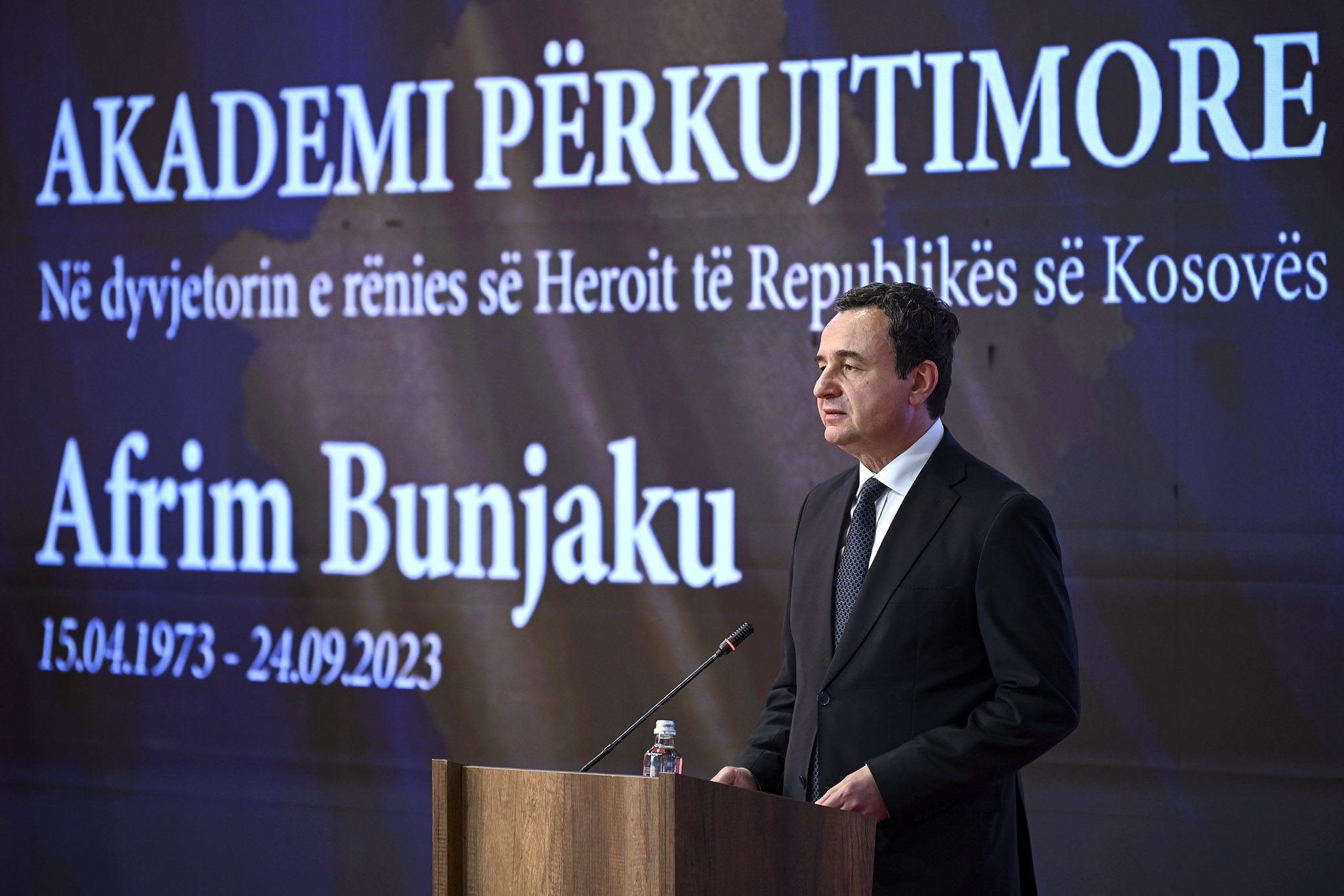 Kurti: Heroi Afrim Bunjaku, dëshmor i mbrojtjes së territorialitetit të shtetit të Kosovës