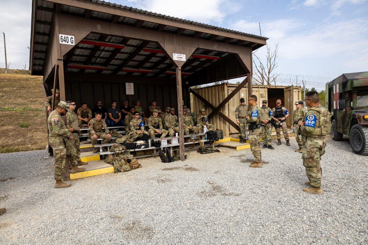 Forcat ushtarake të KFOR me aksion të përbashkët në Kampin e Bondsteel
